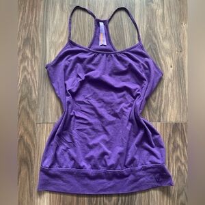 Garage Purple Racerback Tank Top
